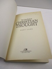 The Lion Book of Christian Thought by Lion Hudson Plc (Paperback, 1992)