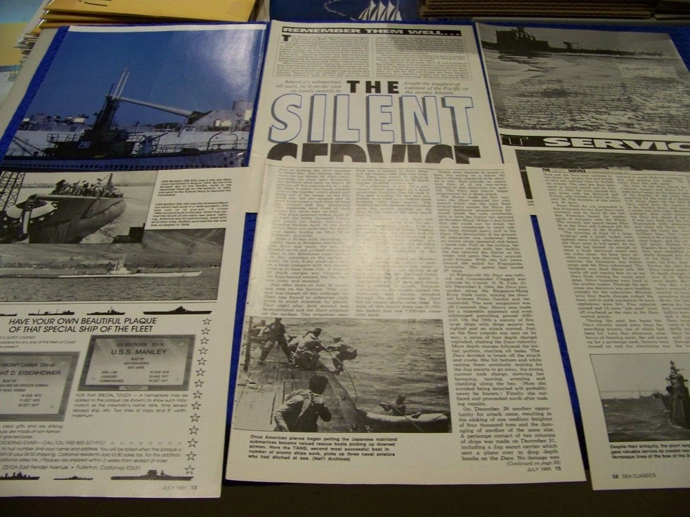 U.S. SUBMARINES WWII “THE SILENT SERVICE”..HISTORY/PHOTOS (784PP)