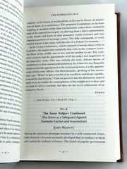 THE FEDERALIST PAPERS Alexander Hamilton James Madison Soft Faux Leather NEW