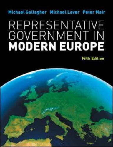 Representative Government In Modern Europe – paperback, Gallagher, 9780077129675