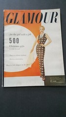 VTG1953 November GLAMOUR Magazine for girl with Job 174 Pages