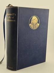Vol 1 Boswell’s Life of Johnson in 2 Volumes- Oxford University Press 1927 J87