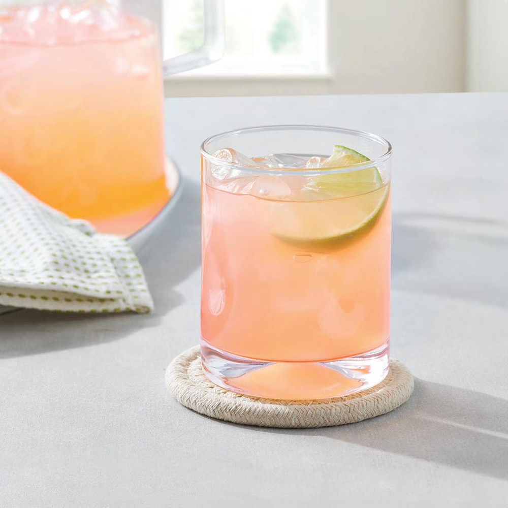Glass Lyra Drinking Glasses, 12.5 Oz, 4 Pieces