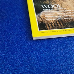 WOOL THE FABRIC OF HISTORY MAY 1988 NATIONAL GEOGRAPHIC MAGAZINE SHIPS FREE