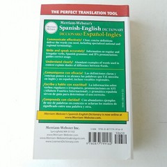 Merriam-Websters Spanish-English English Spanish Dictionary