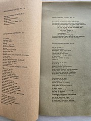 Original 1968 Diane Di Prima REVOLUTIONARY LETTERS 34 Poems Folio 8.5″ x 14″