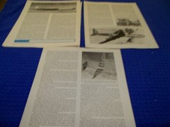 LOCKHEED C-130 “STILL LABORING ON” & B-36 PEACEMAKER.. 2-PAGE CUTAWAY (568JJ)