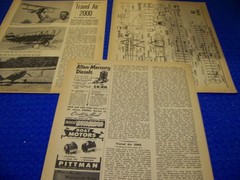 1956 BUILD: TRAVEL AIR 2000 (FOX .25) R/C MODEL..PLANS/MODEL DETAILS (410RR)