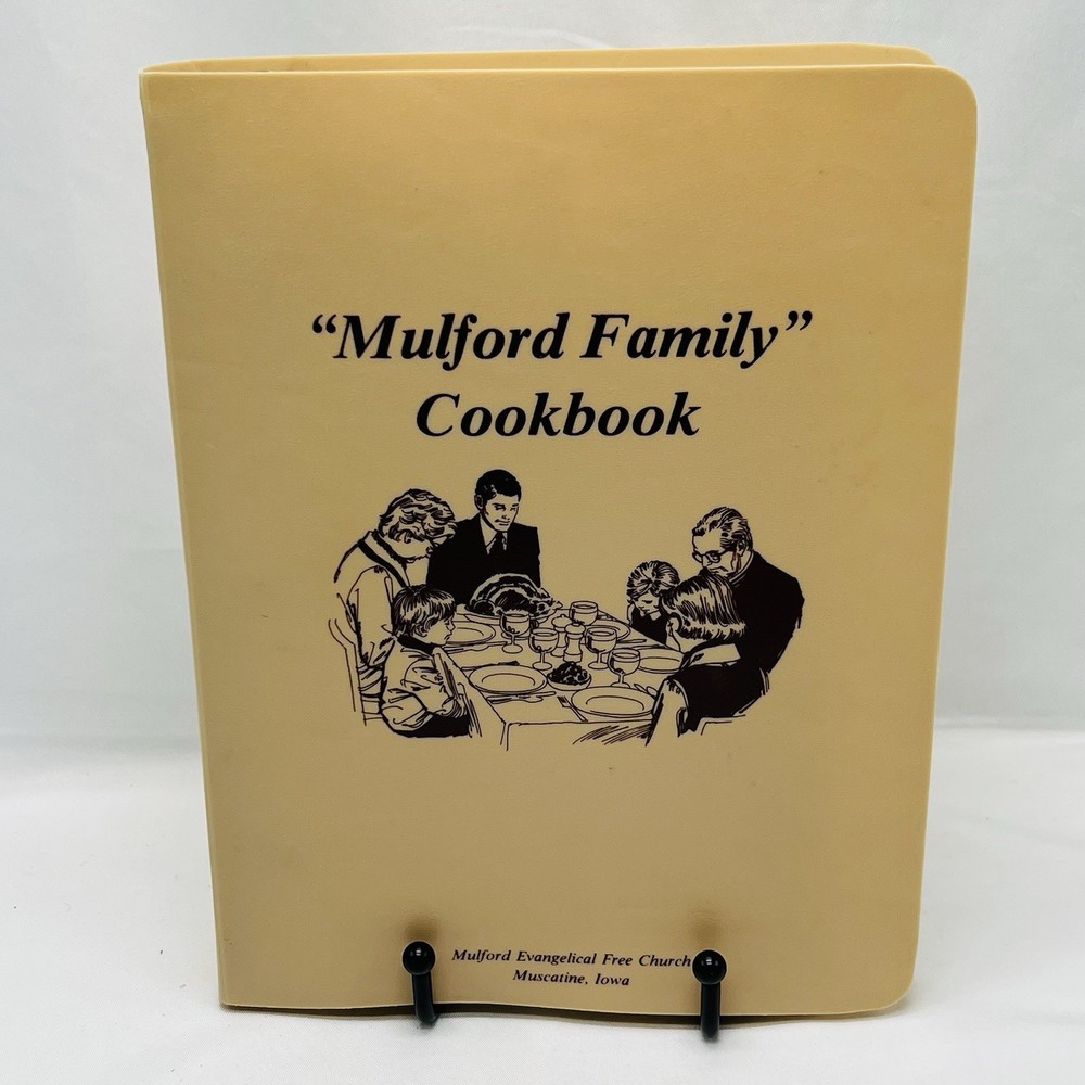 Mulford Evangelical Free Church Cookbook Muscatine Iowa Binder Bound 238 Pages