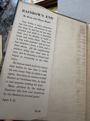 Rainbow’s End 1945 by Berta and Elmer Hader first edition 168 Pages Hardcover DJ