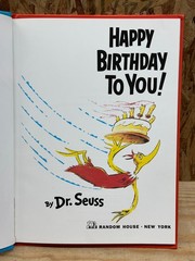 Happy Birthday to You! by Seuss (1959, Hardcover) – Good