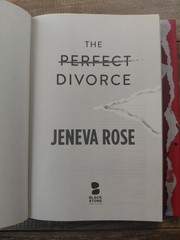 The Perfect Divorce Book Jeneva Rose Target Special Edition Hardcover Book