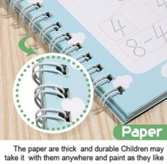 Magic Ink Reusable Handwriting Copybooks – 4-in-1 for Kids Skill Development