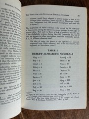 Biblical Numerology, John J. Davis 1978 ISBN: 0801028132 Numbers in the Bible PB