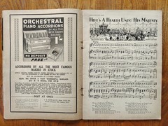 Souvenir Song Book for Coronation of George VI 52 Pages 1937