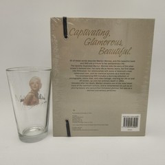 NWTMarilyn Monroe 50th Anniversary Book & DVD With 16oz. Glass Signed Sam Shaw