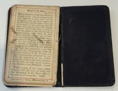 RARE Antiquarian Memorial Leather Bound Small Book SIR HARRY FREELING 1914