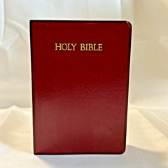 The Holy Bible ~ KJV ~ Self-Pronouncing Red Letter Version ~ Red Cover with Gold
