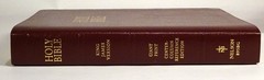 KJV GIANT PRINT Center-Column Reference Bible-NELSON-Burgundy Bonded Leather-Box