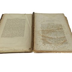 Extra Large 20 x 15 Antique Book Indian Tribes Of North America NO Illustrations