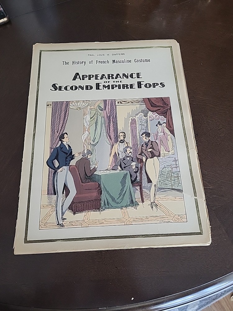 The History of French Masculine Costume Appearance Of The Second Empire Fops