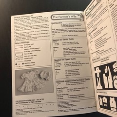 Grandparents at the Farm Doll Clothes Patterns Fibre-Craft 1993 FCM393