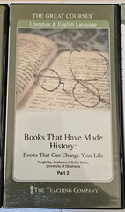 The Great Courses Lit & English Language Books That Have Made History 3 Parts.