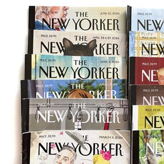 12 2024 New Yorker Magazine Issues • No Subscription Labels
