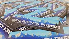 Sea Raven Press Bookmark Rocky Mountains 8 in x 2.5 in Printed on 100# Cardstock