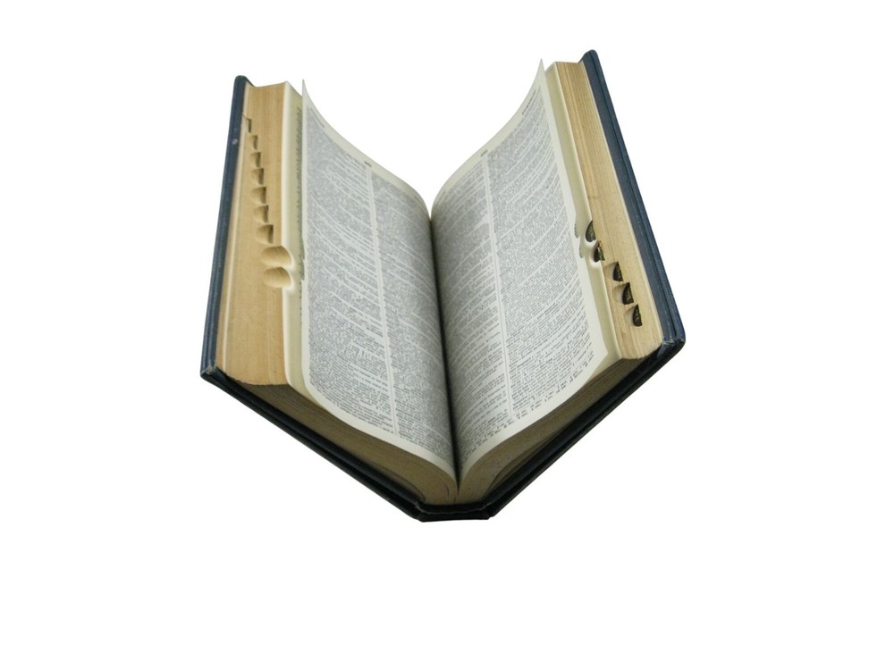 Websters Seventh New Collegiate Dictionary Merriam-Webster 1969 Built in Stand
