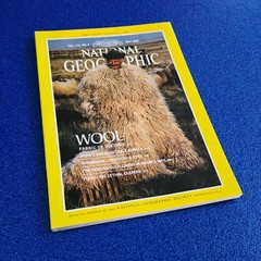 WOOL THE FABRIC OF HISTORY MAY 1988 NATIONAL GEOGRAPHIC MAGAZINE SHIPS FREE