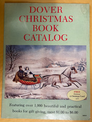 Dover Christmas Book Catalog 1991 VG 48 Pages 30+ Years Old Interesting Ephemera