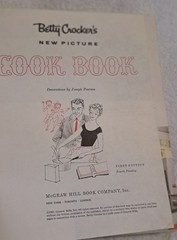 Betty Crocker’s New Picture Cook Book 1961 1st Edition 4th Print Vtg Hard Cover