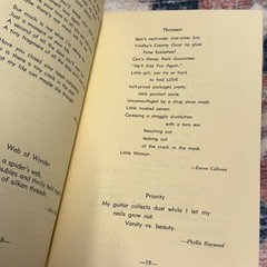 Vintage SEED 1972 Grissom High School Literary Magazine Yearbook Art Poetry