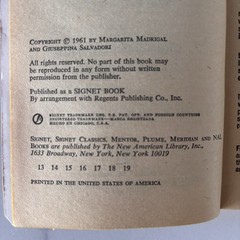 See It and Say It in Italian – Madrigal & Salvadori 1961 Signet PB