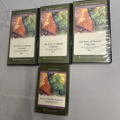 Great Courses Social Services Lot 2 DVD & Book Language Roots Human Behavior
