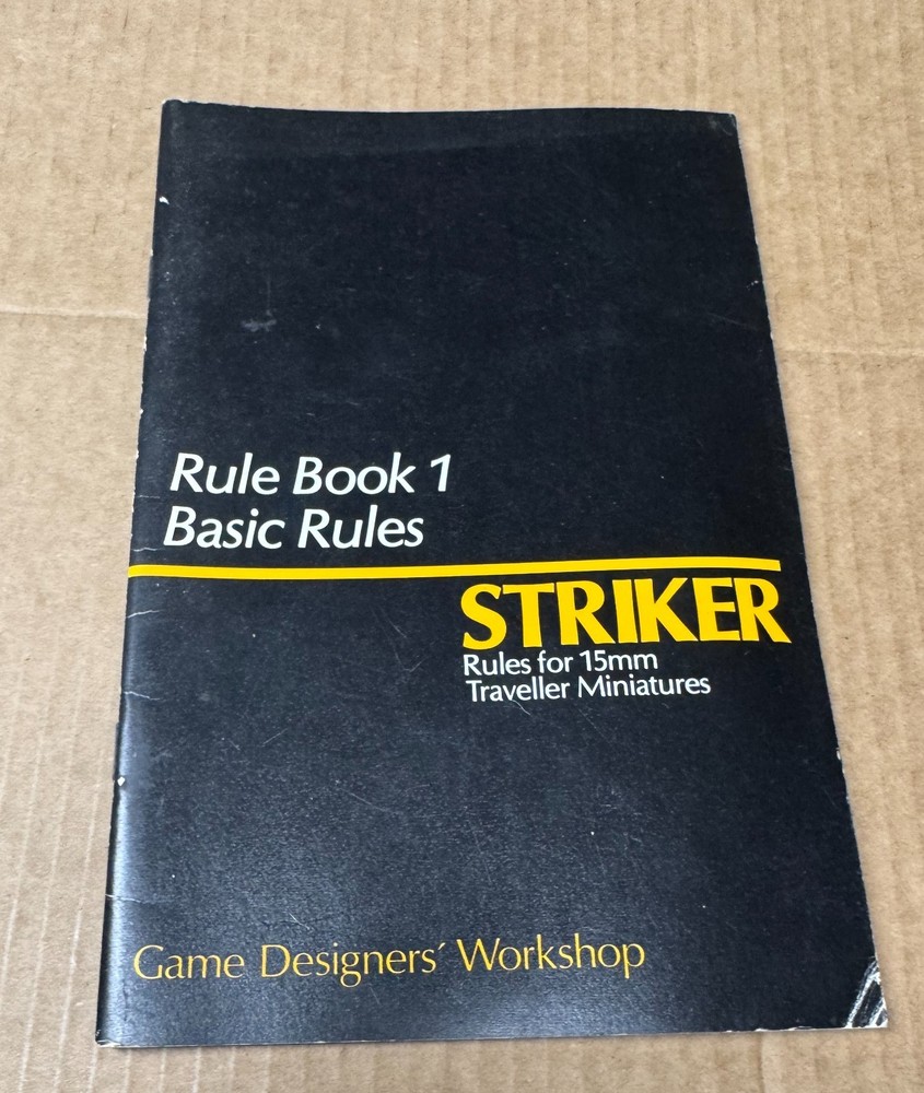 Frank Chadwick / Striker Book 1 Basic Rules Rules for 15 mm Traveller 1st 1981