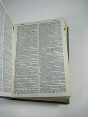 Websters Seventh New Collegiate Dictionary Merriam-Webster 1969 Built in Stand