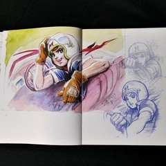 Ippei Kuri Autographed Art Book 2012 Gatchaman Speed Racer Tatsunoko Pro RARE