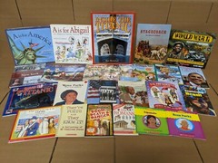Lot of 10 Kids US History World Constitution Scholastic Child Books MIX UNSORTED