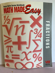 VTG Math Made Easy Tutorial Lot 5 VHS Tapes & 3 Clean Workbooks Homeschool Math