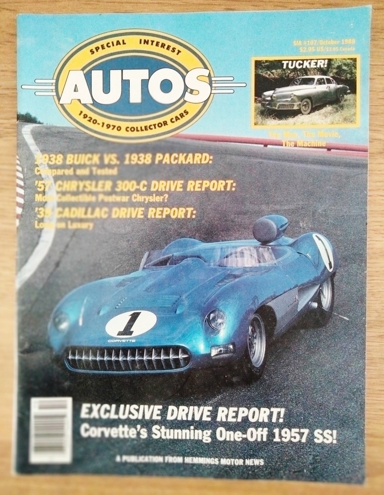 Hemmings Special Interest Autos #107 Oct 1988 – 1957 Corvette SS Chrysler 300-C