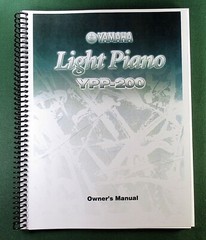 Yamaha YPP-200 Instruction Manual: 52 Pages & Protective Covers!