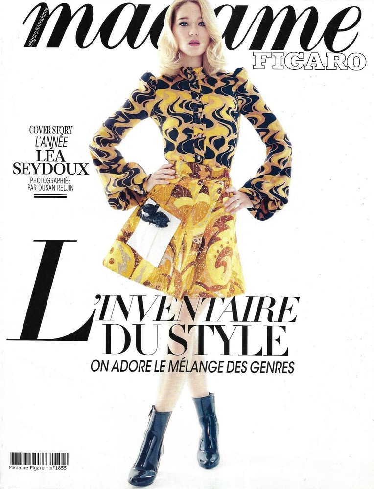 Madam Figaro No 23506 (No #1855) 13/03/68304.3oz ‘Year Léa Seydoux/Dinner