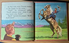 Classic Roy Rogers’ Surprise For Donnie book – Whitman Publishing Vintage 1954