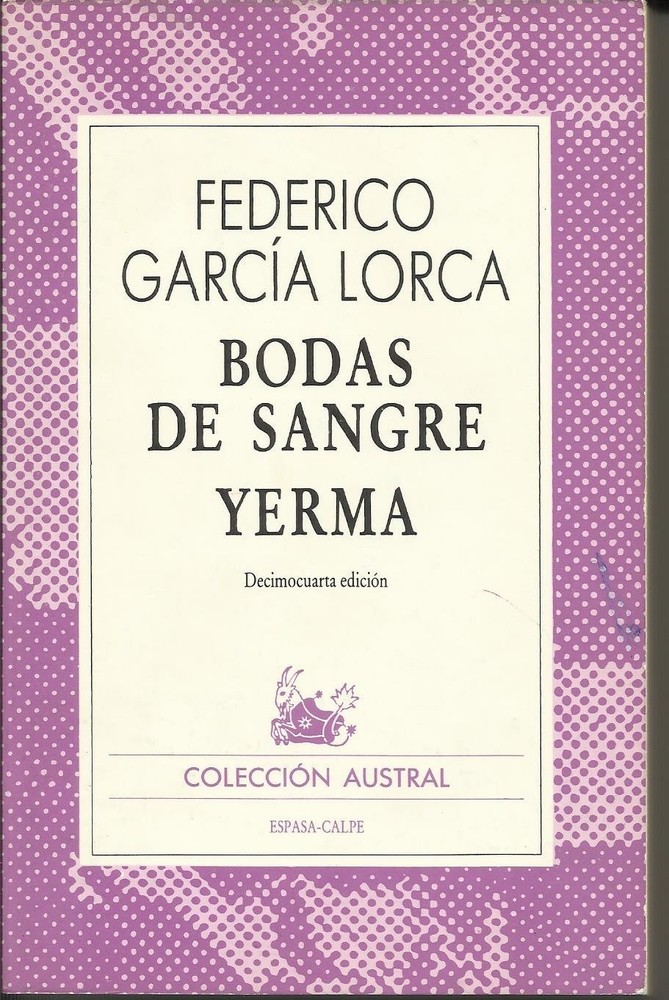 Bodas De Sangre Yerma (SPANISH EDITION)