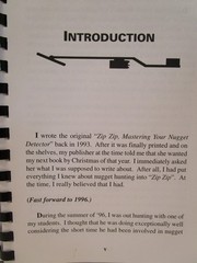 Zip Zip The Advanced Course by Larry Sallee 1997 gold nugget metal detecting
