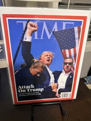 ATTACK ON TRUMP BUTLER FIGHT TIME MAGAZINE GIFT BIRTHDAY PRESENT.