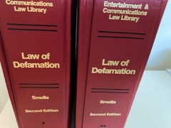 Law of Defamation Second Edition 2 Rodney Smolla 2019 REDUCED PRICE