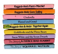 Vintage Chatham River Press Mini Board Books Lot 9 Raggedy Ann Cinderella Bunny